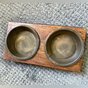Rustic Farmhouse Wooden Two Hole Cheese Mold